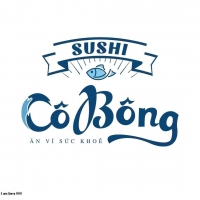 Logo Sushi Cô Bông