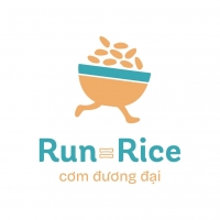 Logo Nhà hàng Run=Rice