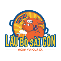 Logo Lẩu Bò Sài Gòn Vivu