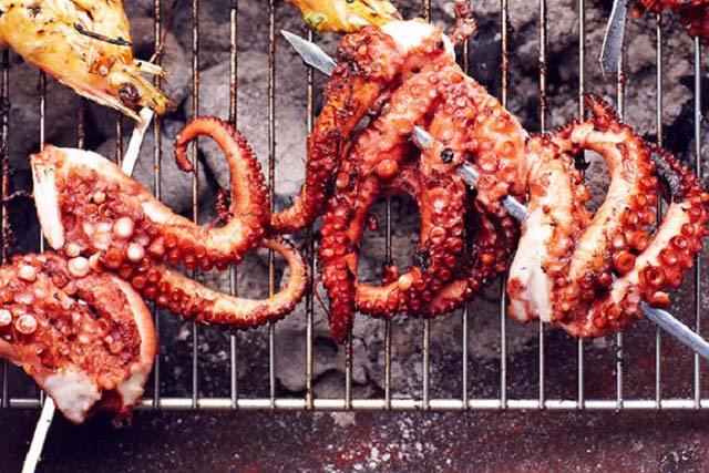 Bạch tuộc nướng