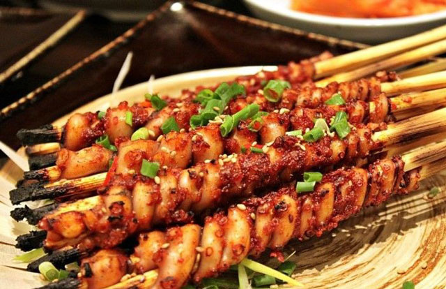 bach tuoc xien que nakji horong