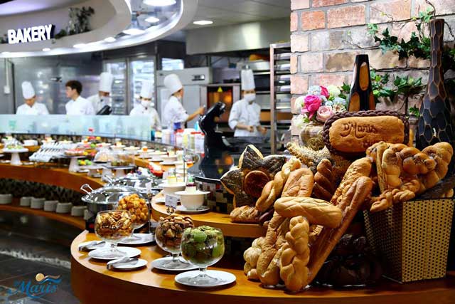 cách bài trí món ăn ở D’Maris