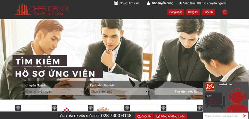 chefjob cung ung nhan luc nganh nha hang khach san