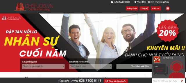 chefjob giai phap hang dau
