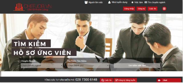 chefjob giai phap toan dien de tim nguoi tim viec