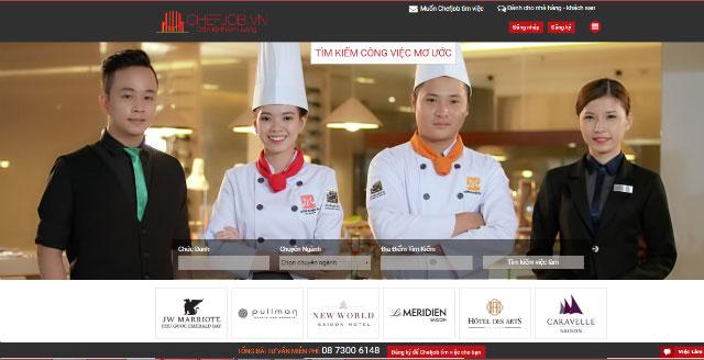 chefjob trang tuyen dung viec lam nha hang khach san