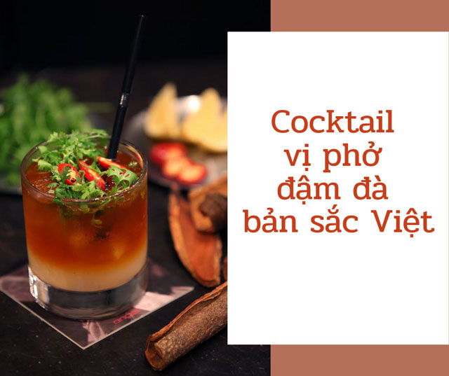 cocktail mùi phở