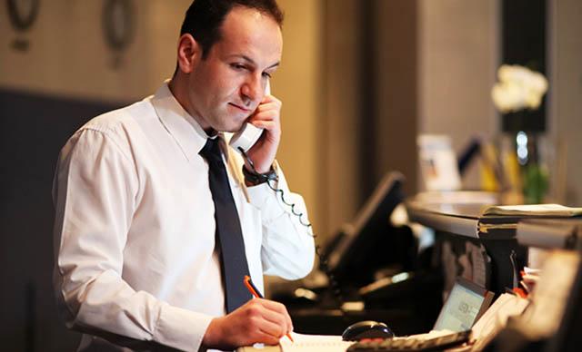 cong viec thuoc bo phan reservation trong khach san