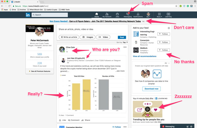 Hồ sơ cá nhân trên Linkedin