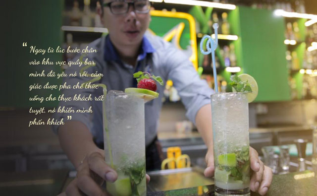 theo đuổi nghề bartender