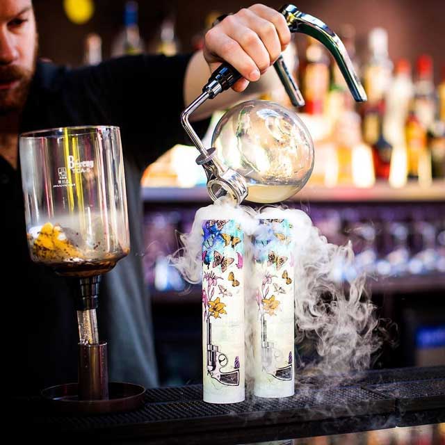 xong khói cho cocktail