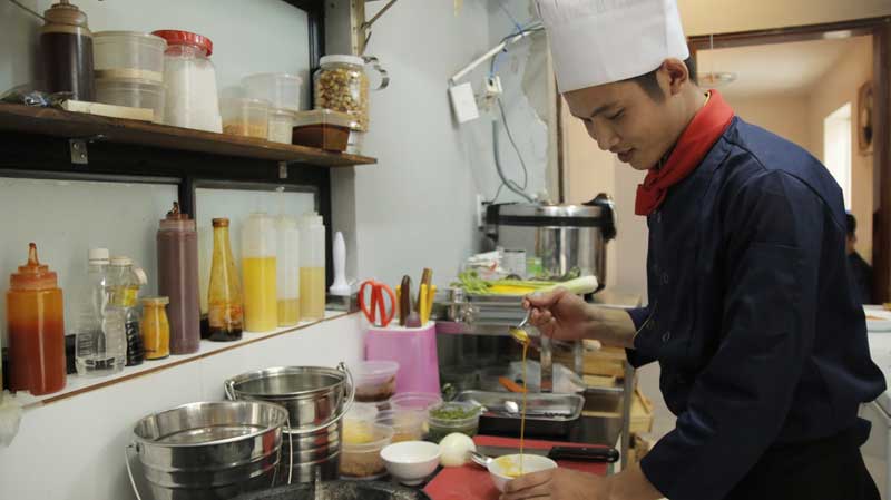 nghe bep vat va nhung cung hanh phuc lam