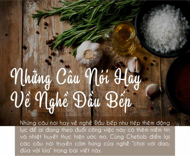 nhung cau noi hay cua dau bep