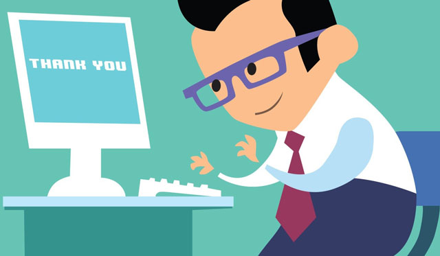 thư cảm ơn sau phỏng vấn