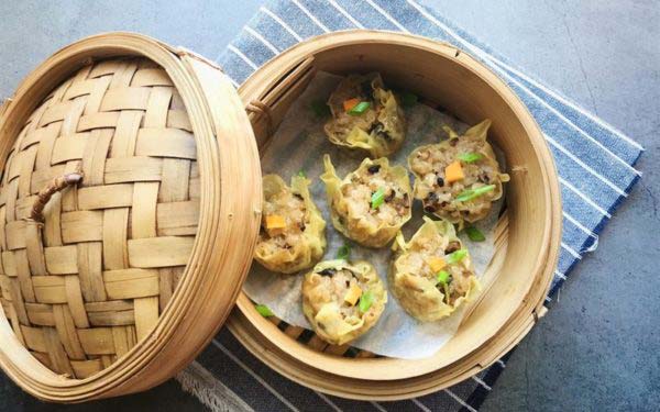 thưởng thức xíu mại