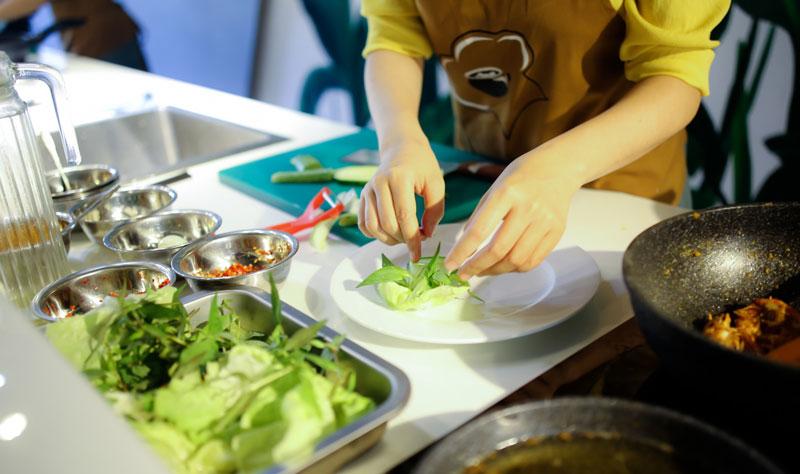 vao bep nau an la niem yeu thich