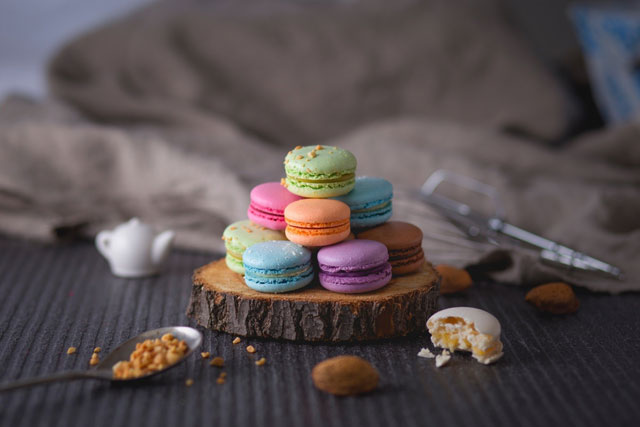 ve dep hoan hao cua banh macaron
